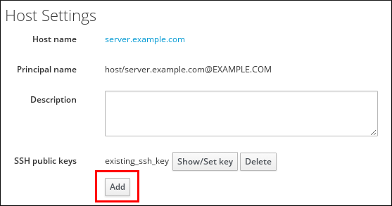 Adding an SSH Key