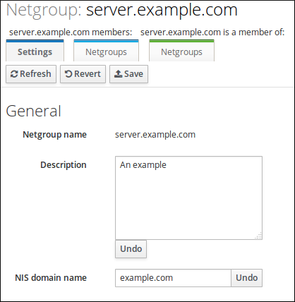 Netgroup Tab