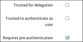 Adding the REQUIRES_PRE_AUTH flag
