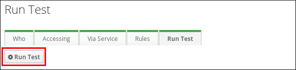 Running an HBAC Test