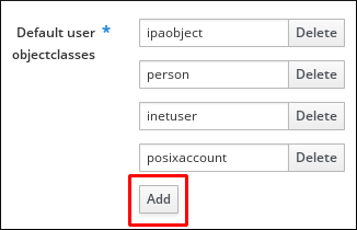 Changing Default User Object Classes