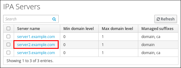 Selecting a Server