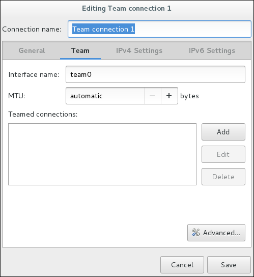 The NetworkManager Graphical User Interface Add a menu
