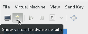 The virtual hardware details icon
