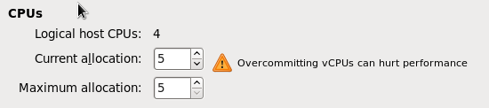 CPU overcommit