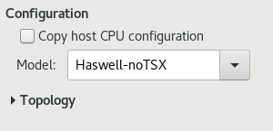 CPU Configuration Options