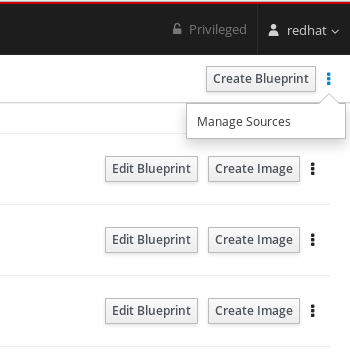 image builder manage source