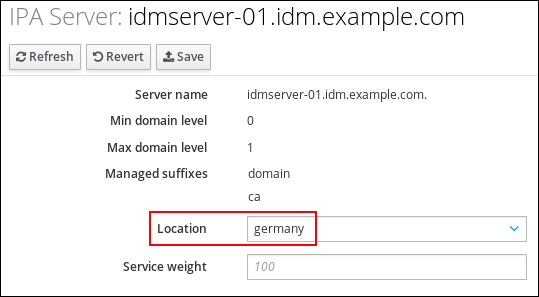 dns location assign server