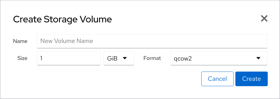 cockpit create storage volume