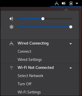 network connection icon expanded