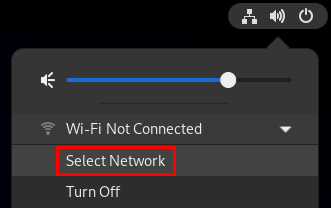 GNOME 选择 wifi