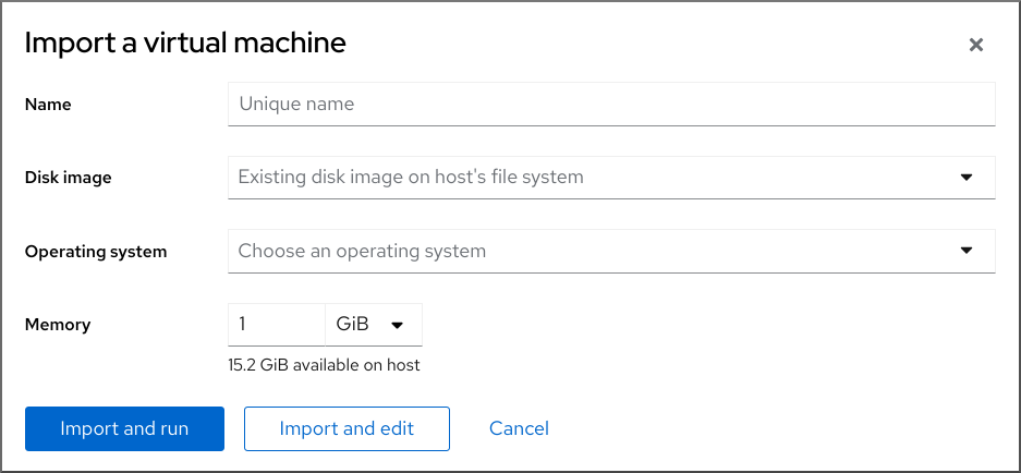 Image displaying the Import a virtual machine dialog box.