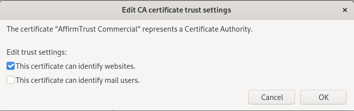 firefox editing certificate