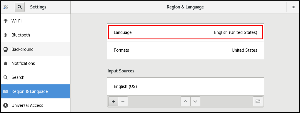 cs language menu