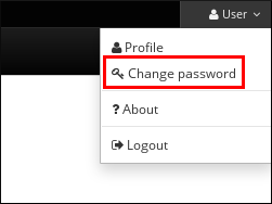 用户更改自己的密码
