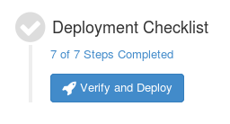 Verify and Deploy