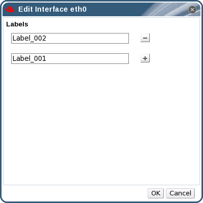 The Edit Interface Window