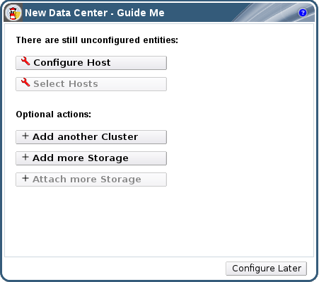 New Data Center Guide Me Window