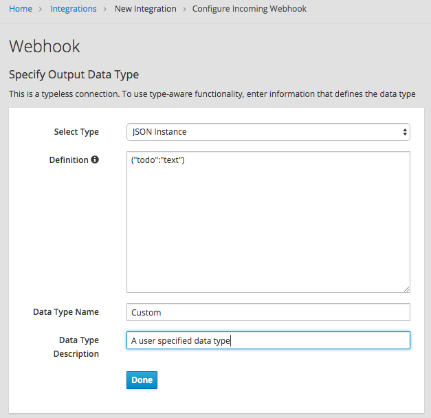 Specify Data Shape Image