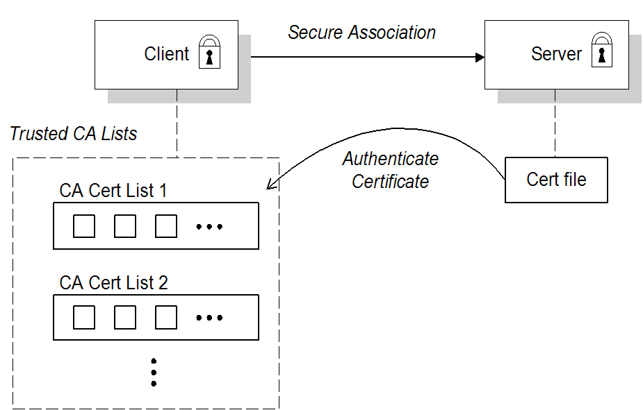 authentication pattern for target authentication only