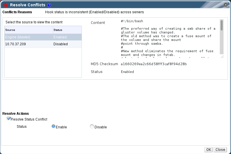 Status Conflict