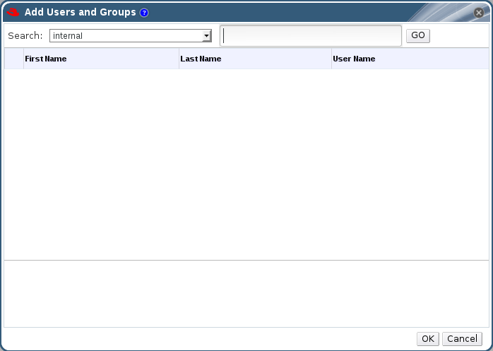 Add Users and Groups Dialog Box