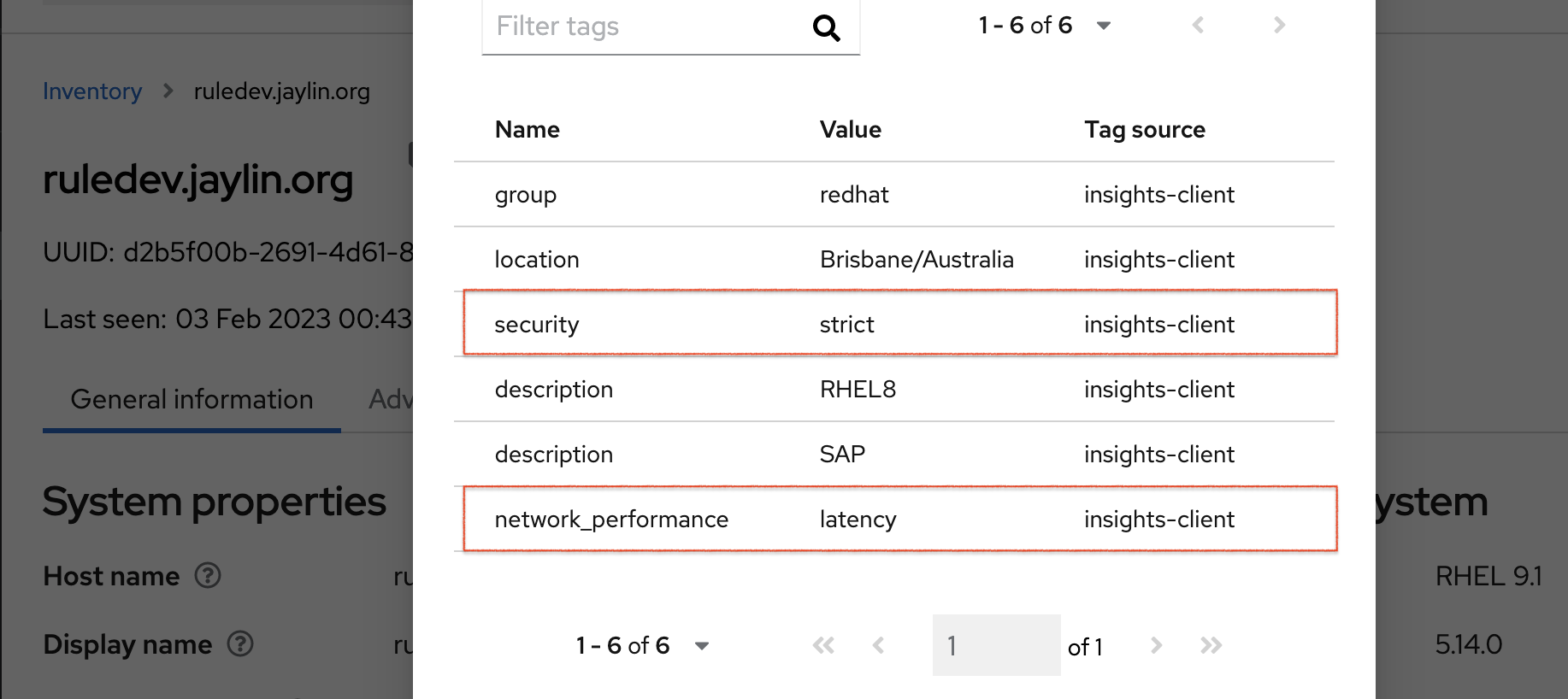 img insights tagging predefined tag confirmation