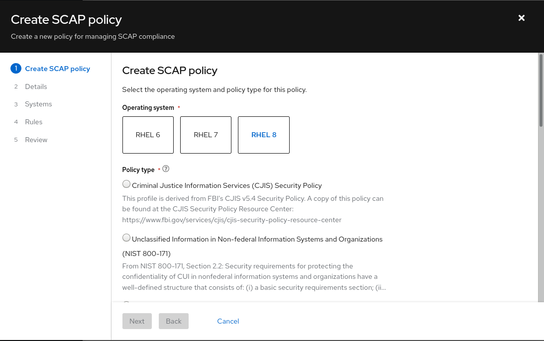 img compl assess create policy wizard 1