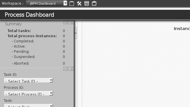 Dashbuilder Workspace for BPMS 6.0.2