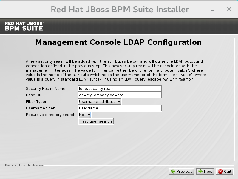 Secure Management Console with LDAP