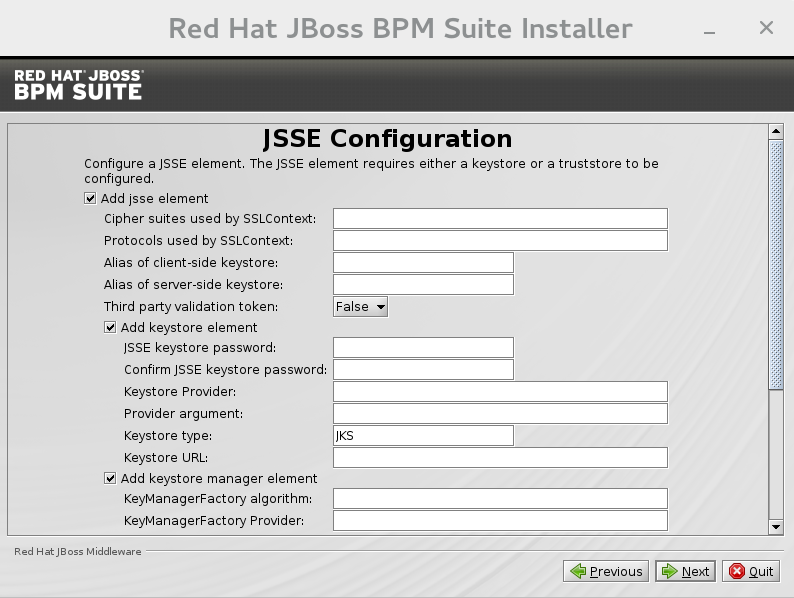 Security Domain JSSE Configuration