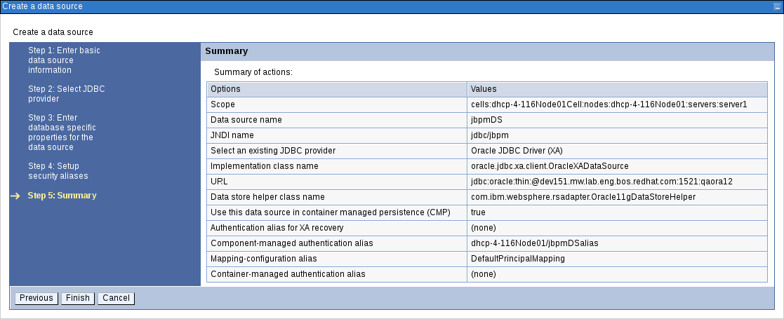 creating data source5