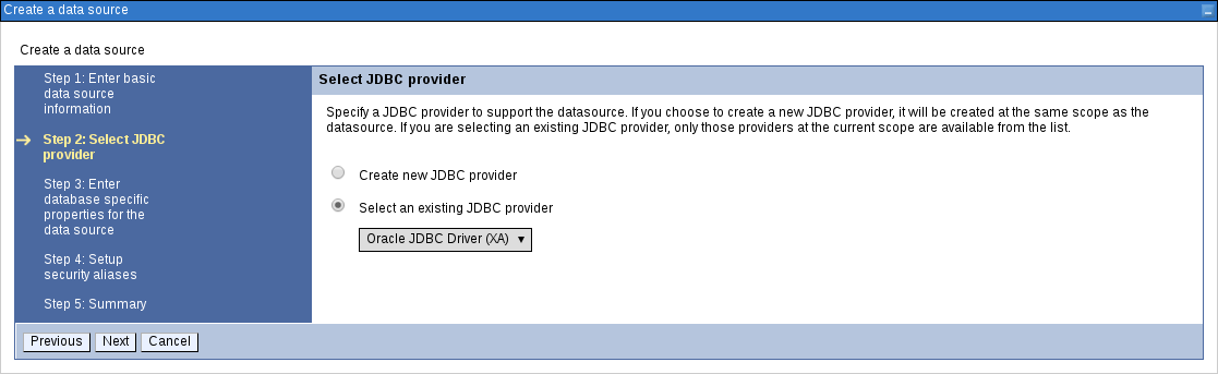 creating data source2