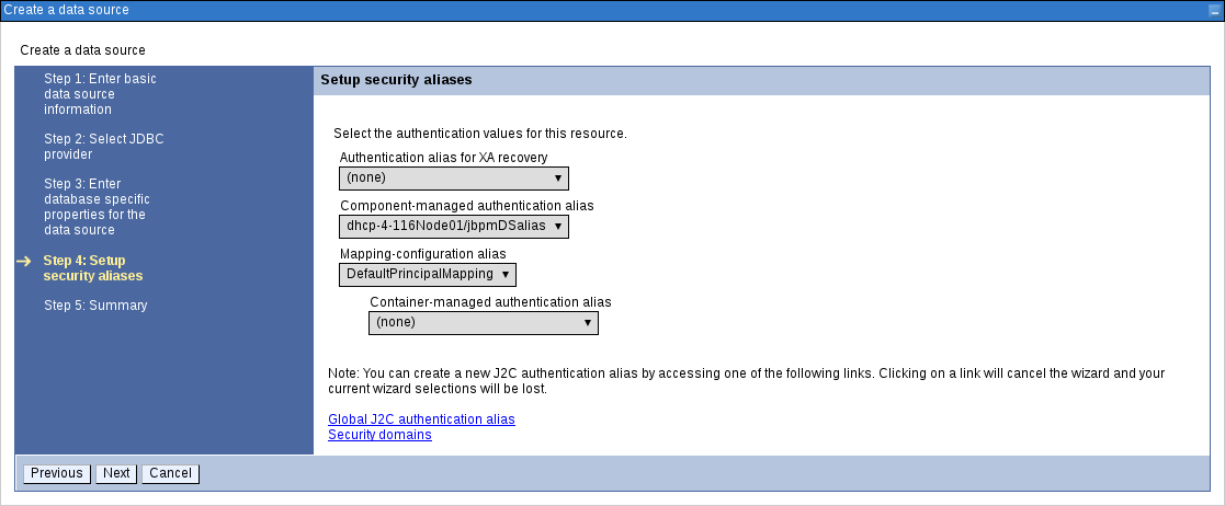 creating data source4