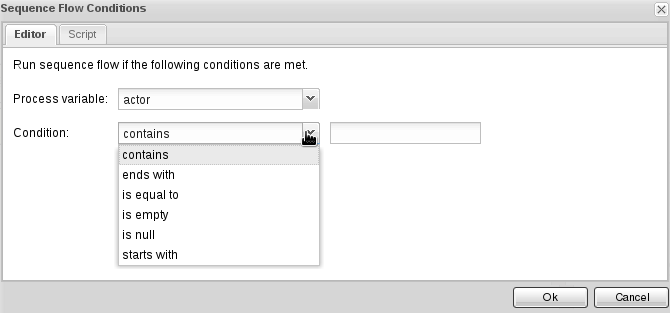 Script editor for BPM Suite 6.3 constraints.