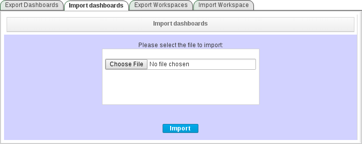 import dashboards