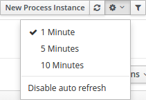 Features in the Process Instances List View