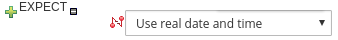 Use real date and time choice for the Expect feature in JBoss BRMS Test Scenarios