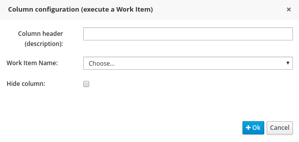 Execute Work Item Columns for Guided Decision Table Editor in BRMS User Guide 6.0.2