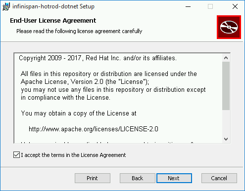 Hot Rod C# Client End-User License Agreement