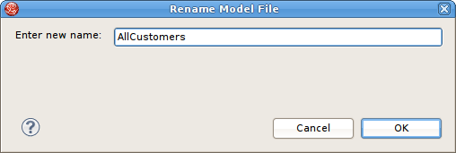 Rename Model File ダイアログ