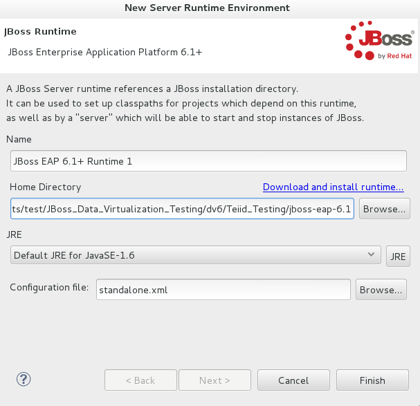 JBoss Runtime の定義