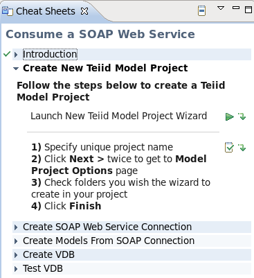 Create Model Project