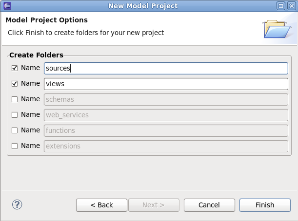 New Project Folders