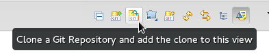 Click the Clone a Git Repository Icon