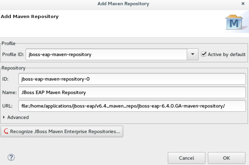 Details of the Selected Maven Repository