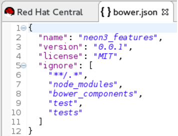 Contents of the bower.json File