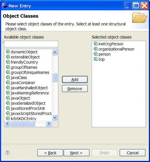form for adding a new object