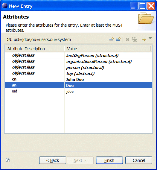 form for adding attributes to a new object