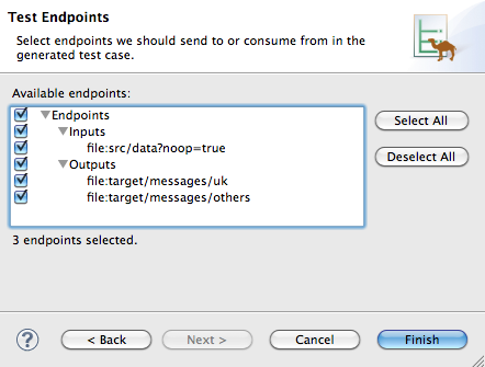 new JUnit test case wizard page two